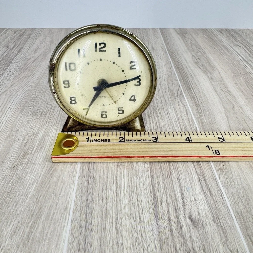 Westclox Keywound‎ Alarm Clock Vintage PARTS Repair not working